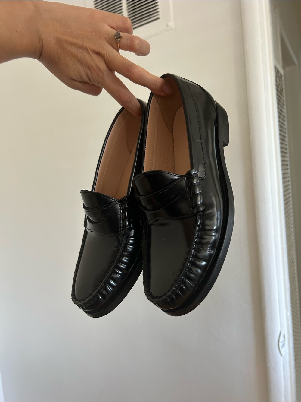 J. Crew black penny loafer - Picture 2 of 4